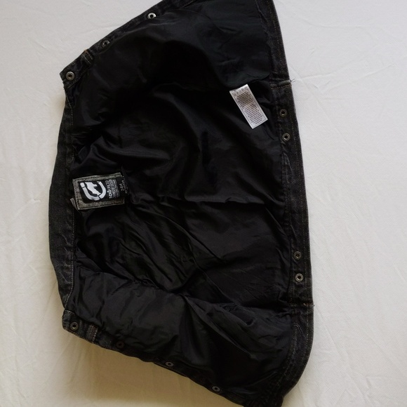 ecko unltd faded black lined snap closure denim jacket 24 months baby boy - Picture 7 of 9